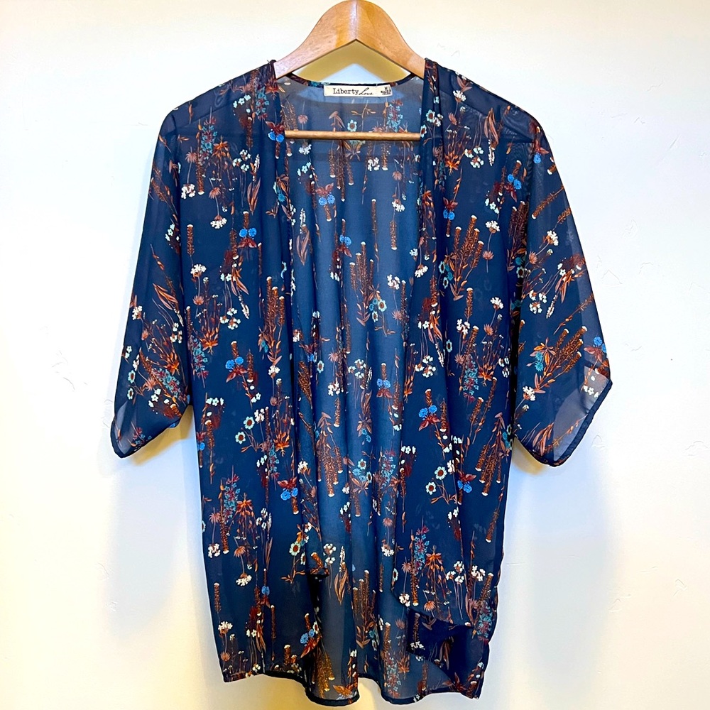 Floral Sheer Cardigan